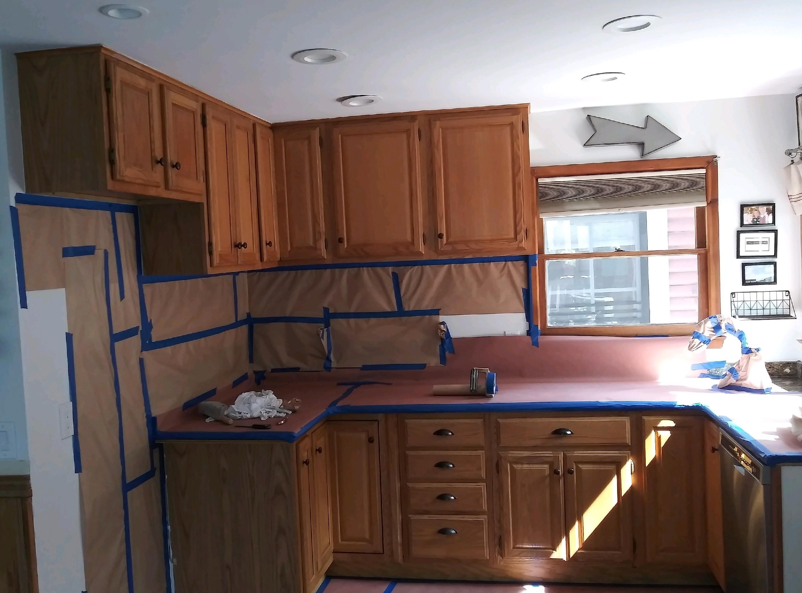 Project 10 kitchen before painting