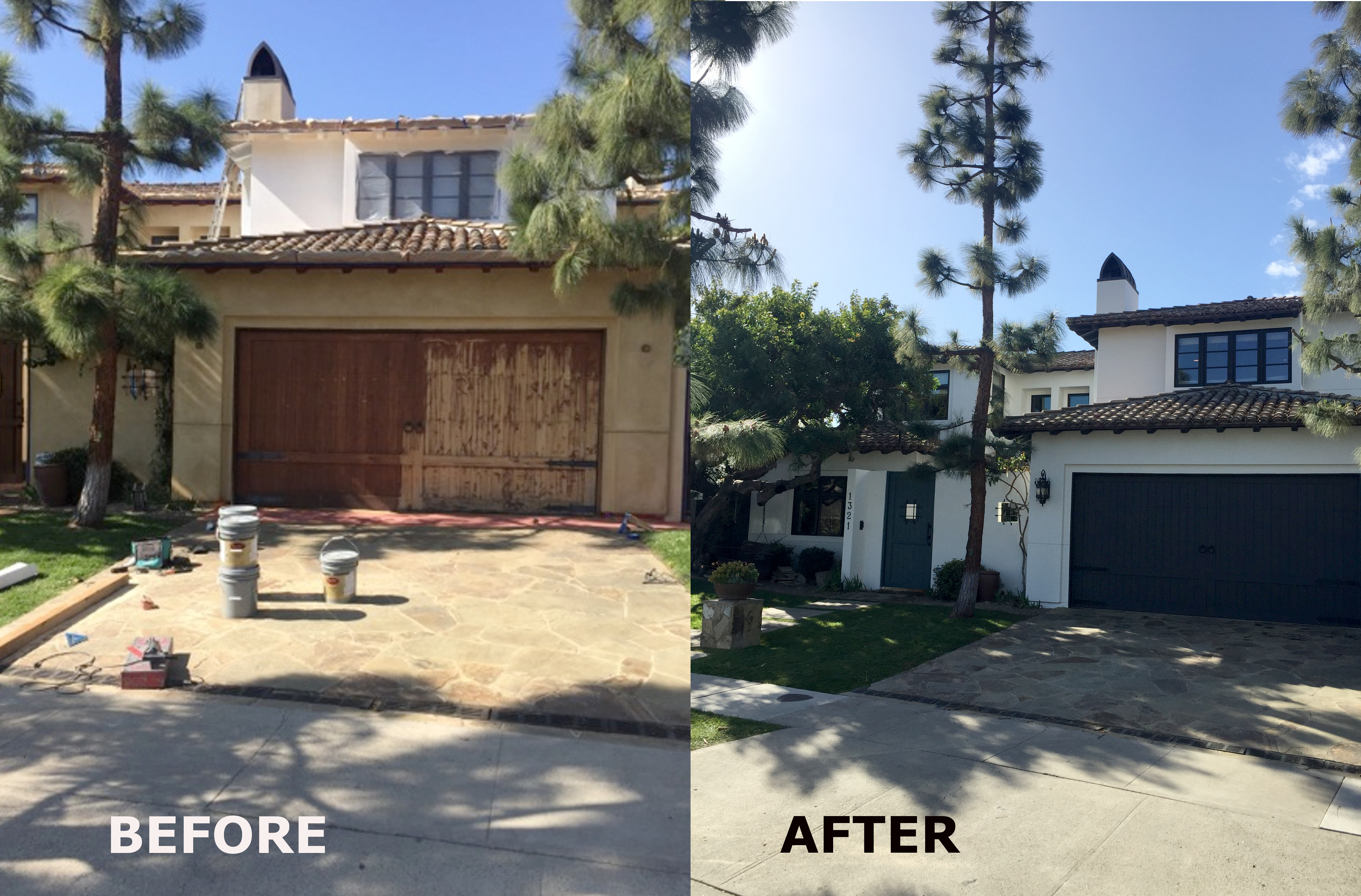 Project 3 before and after painting